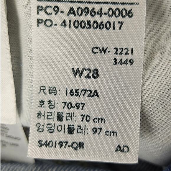 LEVI'S WOMEN'S LOW PRO JEANS REGULAR BREATHE OUT MEDIUM INDIGO SIZE W28 x L29 - Picture 8 of 12